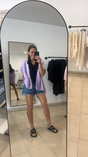 Bild in Slideshow öffnen, BLUSE MIT KNOTEN WEISS
